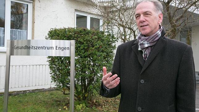 Engens Bürgermeister Johannes Moser spricht im Zusammenhang mit der Schließung des stationären Bereiches des örtlichen Krankenhauses von ...
