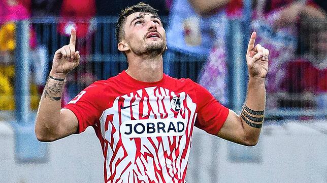 Er konnte es kaum fassen: Maximilian Philipp nach seinem Siegtor gegen Bremen.