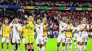 Deutschland feiert bei der EM. Ob auch im Viertelfinale gegen die starken Spanier Grund dazu besteht?