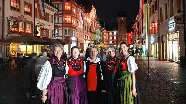 Bild : Romantische Sommernacht – Illumination der Kaiserstraße