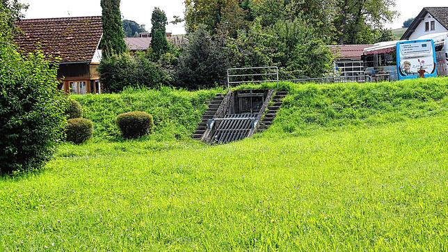 Um den Durchfluss des Leiterbachs zu verbessern, soll er im Bereich des Oberalpfener Rückhaltebeckens stärker ausgebaggert werden. Foto: ...