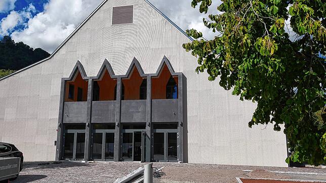 Die Scheffelhalle kurz vor ihrer Eröffnung im September 2025.