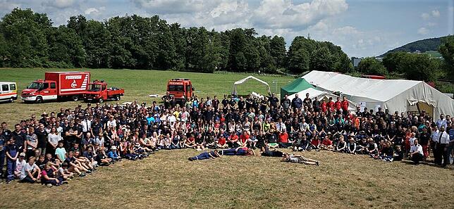 300 Mitglieder von 20 Jugendfeuerwehren des Landkreises kamen zum Kreiszeltlager nach Laufenburg.