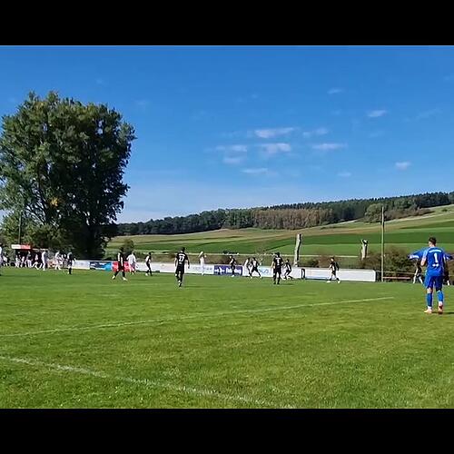 Erste Chance der Partie für die Gäste