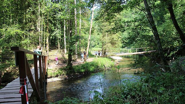 Tourismus in Bonndorf: Die Wutachschlucht ist bei Wanderern ein beliebtes Ziel.
