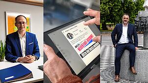 Unter anderem Bürgermeister Micha Bächle aus Bräunlingen (links) und Bürgermeister Markus Keller aus Blumberg (rechts) wurden jüngst ...