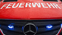 Ein Einsatzfahrzeug der Feuerwehr (Symbolbild)
