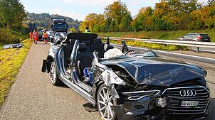 Am Freitagmorgen, 10. Oktober, ist es auf der Autobahn 81 zu einem heftigen Unfall gekommen. Ein Lastwagen ist auf ein Stauende ...