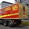 Gefahrguteinsatz auf dem Campus-Gelände in der Byk-Gulden-Straße. Etwa 35 Feuerwehrleute sind im Einsatz.