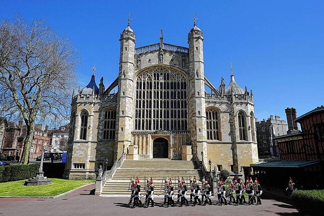 In der St.-Georgs-Kapelle auf Schloss Windsor findet Elizabeth II. ihre letzte Ruhe.