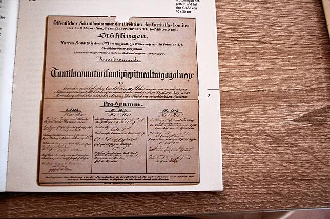 Ein Werbeplakat von 1871. Im Jahr 1996, vor 25 Jahren, feierten alle Stühlinger Vereine sowie die Narrenvereinigung Kleggau 125 Jahre ...