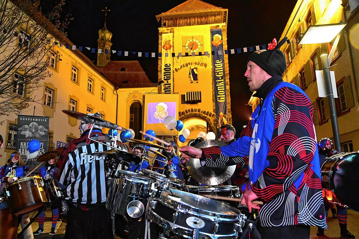 Fasnet in Villingen: So verlief die Fasnetsuche der Glonki-Gilde