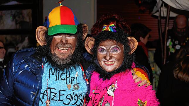 Bild : So glückselig wird am Rosenmontag in Konstanz weitergefeiert