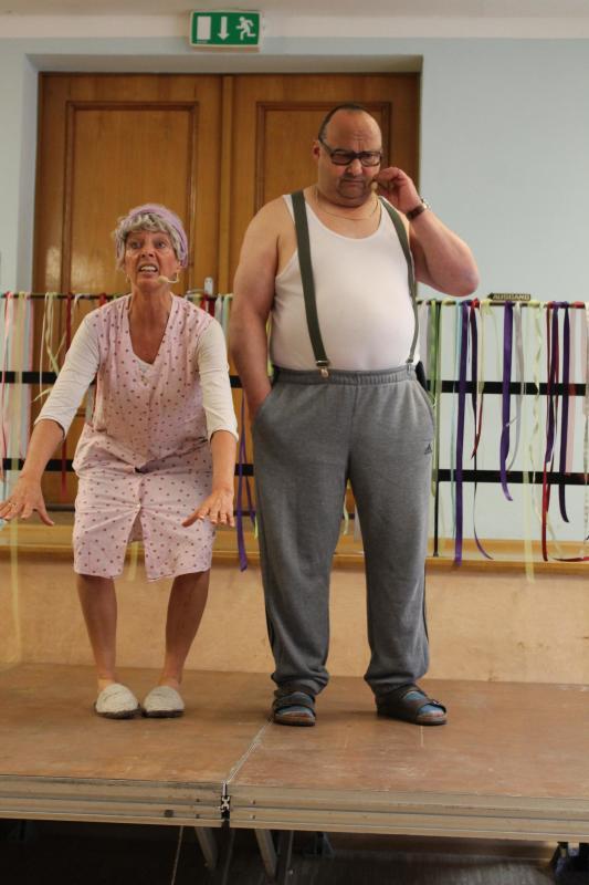 Käthe und Karl-Eugen Kächele – ein streitbares Ehepaar / Die Kächeles im Mariensaal / 19.05.2017 / Foto : Lutz Rademacher