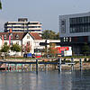 Steg, Bodenseeforum, Seehrien, Petershausen. Bild: Aurelia Scherrer