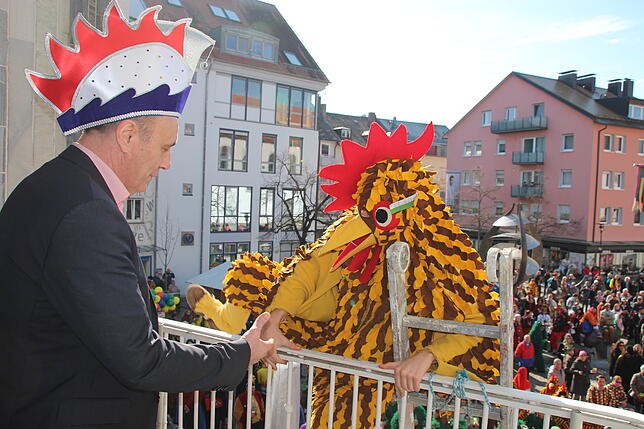 Bild 20: So lief der Rathaussturm in Friedrichshafen (1)