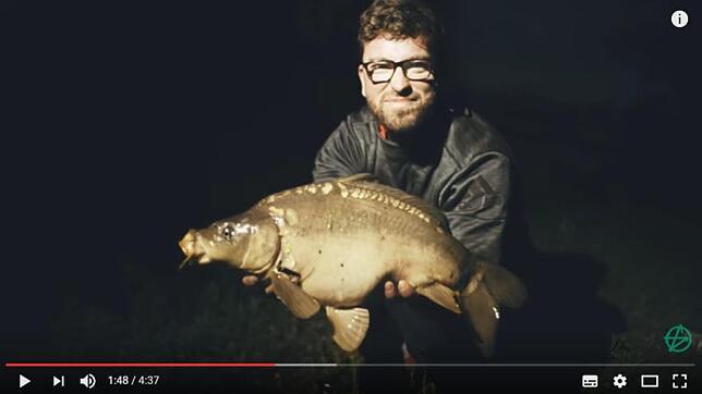 Im Musikvideo "One Night in Würzburg" fängt Materia Fische und lässt sie wieder ins Wasser. Bild: Youtube-Channel GreenLabel