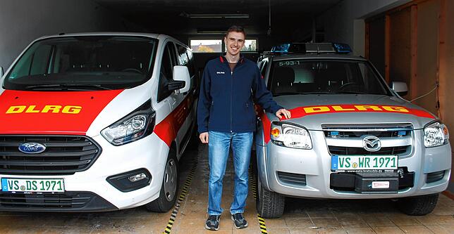 An den Wochenenden ist Florian Gaedtke immer noch bei der DLRG-Ortsgruppe Baar in Donaueschingen als Technischer Leiter präsent, doch er ...