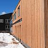 Die Grundschule in Rickenbach: vorne der Neubau, der fast fertig ist. Hinten der Altbau, der saniert wird.