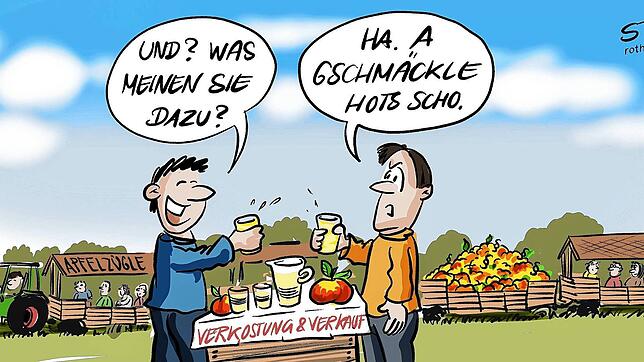 Der Rechtsstreit um den Begriff Apfelzügle am Landgericht München, das für Patent- und Markenrecht zuständig ist, dauert noch an. Doch ...