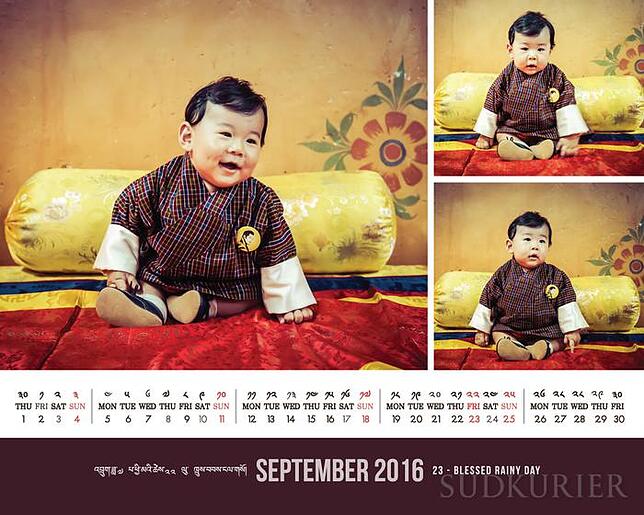 So sah der kleine Kronprinz im September 2016 aus, als er zuletzt alleine abgebildet war.