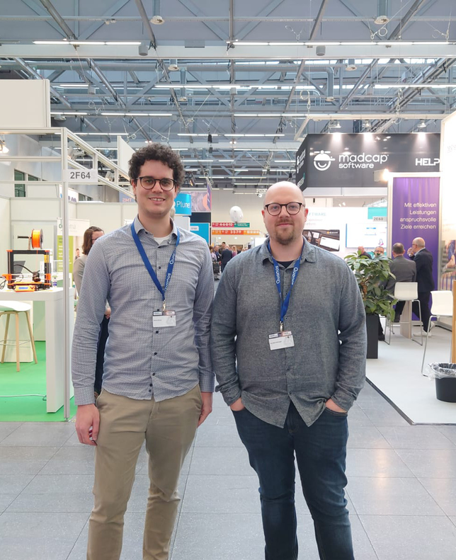 Dennis Reimer (l.) und Thorsten Rehbogen sind die Gründer von &bdquo;Ten Eyes media&ldquo;. Vor der Corona-Pandemie konnten sie ihr ...