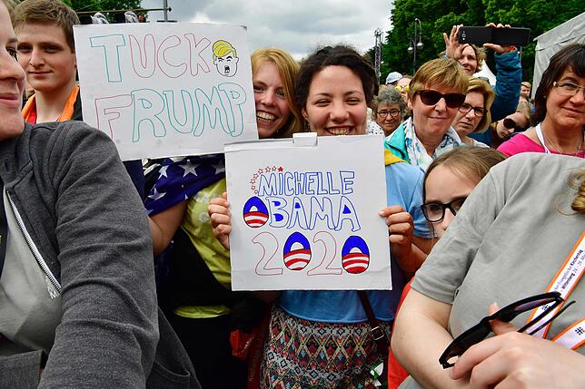 Michelle 2020? Die Gattin des ehemaligen US-Präsidenten ist politisch sehr aktiv, möchte aber nicht slebst für das Amt kandidieren.