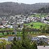 Das Baugebiet Bodenacker beim Bad Bruckhaus (rechts) ist nach schon fast vollständig bebaut, das nächste Baugebiet &bdquo;Im ...