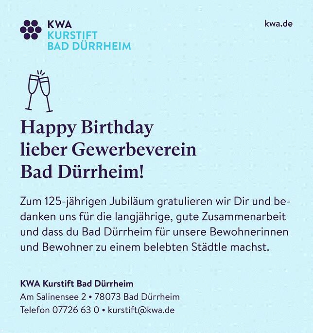 Bild 3: 125 Jahre Gewerbeverein Bad Dürrheim: Handel und Dienstleistung dominieren heute