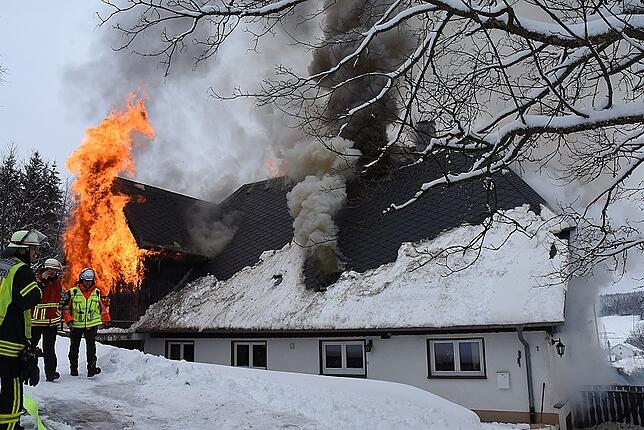 Bild 17: Bilder vom Großeinsatz der Feuerwehr